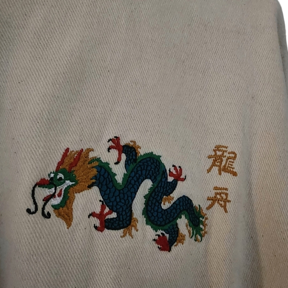 Vintage x 80s RBC ROYAL BANK Year of the Dragon Promo Varsity Jacket - Picture 2 of 11